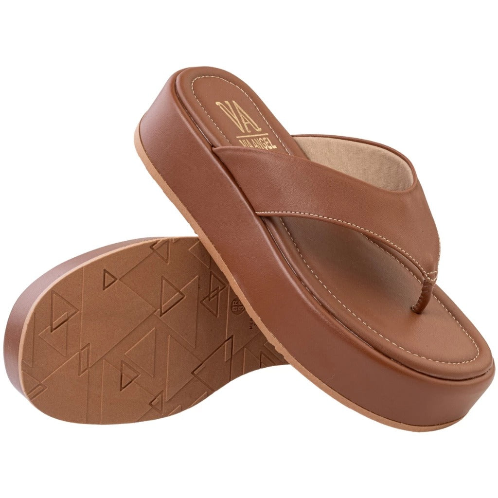 Tamanco Feminino - Plataforma Caramelo